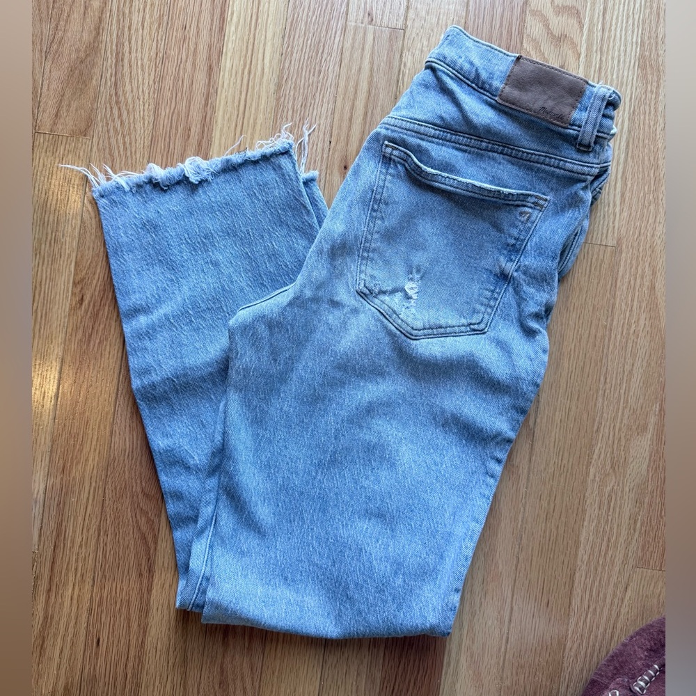 Madewell 90s Straight light wash jeans